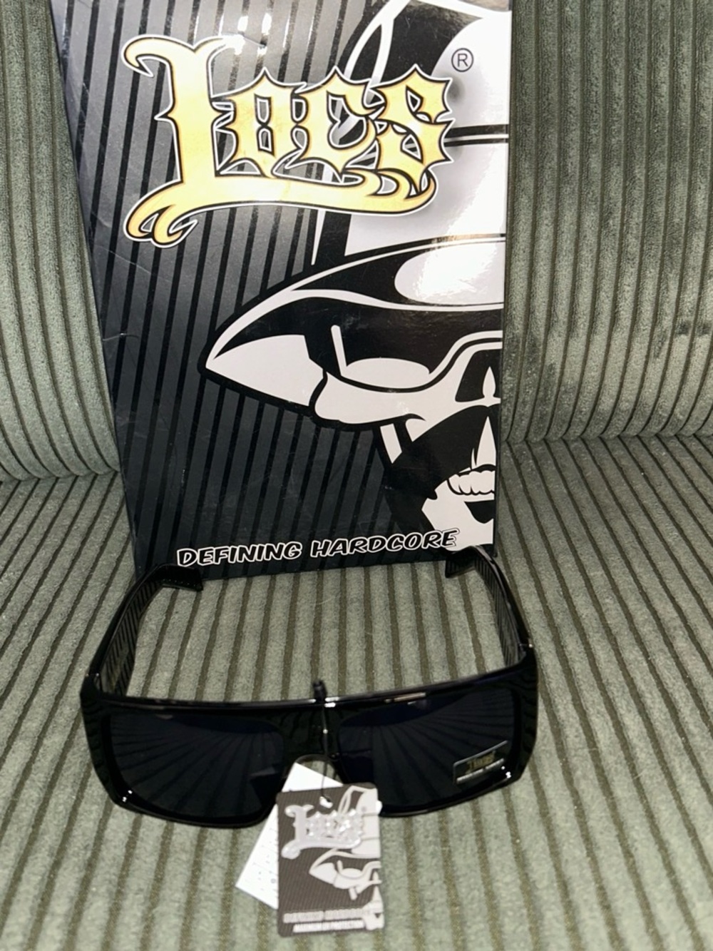 Locs Black Men's Sunglasses with Dark Lenses